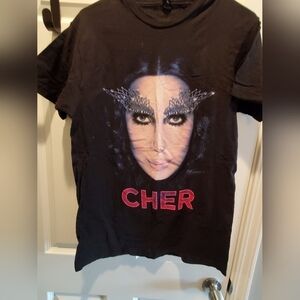 Cher Dress to kill tour concert tshirt sz med